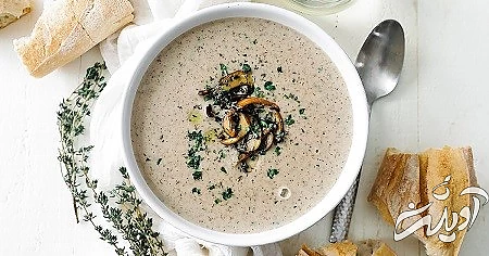طرز تهیه سوپ قارچ و خامه غذا با قارچ, غذا با قارچ و مرغ, غذا با قارچ و پنیر پیتزا